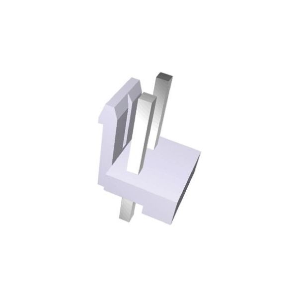 TE Connectivity 基板接続用ピンヘッダ 2極 3.96mm 1列 1ー