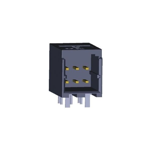 TE Connectivity 基板接続用ピンヘッダ 6極 2.5mm 2列 1-1827876-3（直送品）