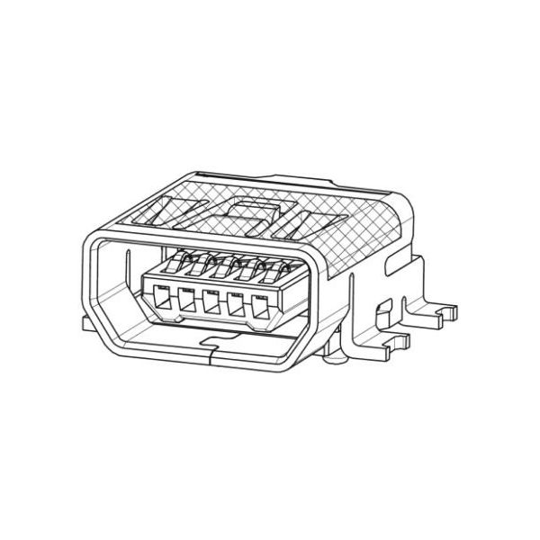 モレックス Molex USBコネクタ Micro AB タイプ， メス 表面実装 67803-8020（直送品）