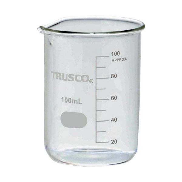 トラスコ中山 TRUSCO ガラスビーカー 100ml GB-100 1個 217-9225（直送品）