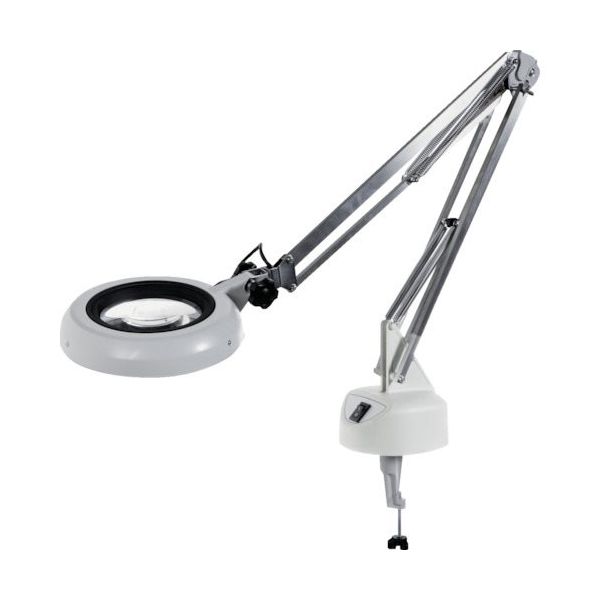 トラスコ中山 TRUSCO 【在庫限り】LED照明拡大鏡 2倍 クランプ保持型 LPCLX2 1台 257-7481（直送品）