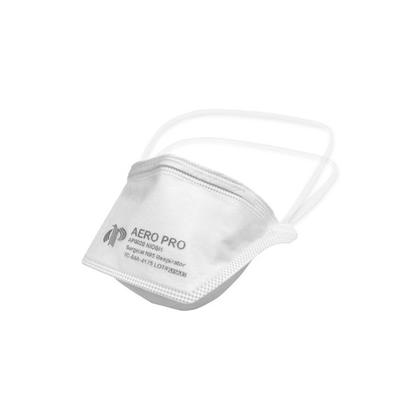 セーフラン安全用品 サージカルN95マスク(くちばし型折りたたみ式/医療用)　1ケース20箱　台湾製 JN019-C 1ケース(20箱入)（直送品）
