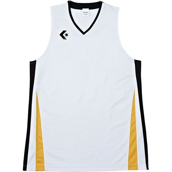 CONVERSE(コンバース) バスケットボール メンズ ゲームシャツ CB281701 ホワイト/ブラック(1119) 3S 1枚（直送品）