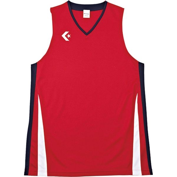 CONVERSE(コンバース) バスケットボール メンズ ゲームシャツ CB281701 レッド/ネイビー(6429) M 1枚（直送品）