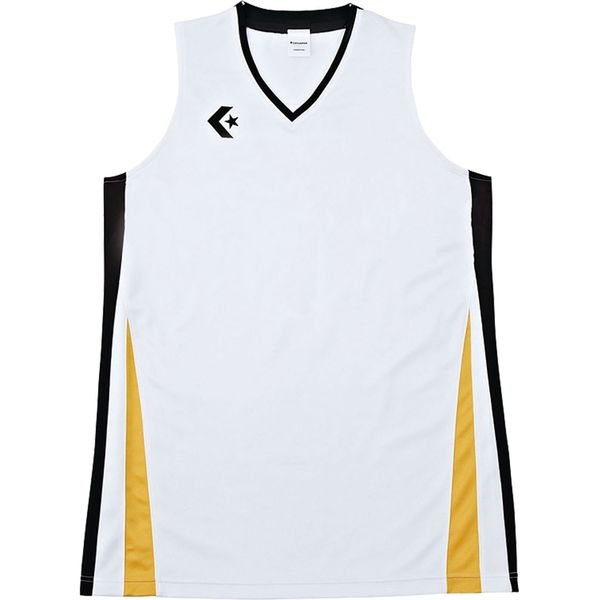 CONVERSE(コンバース) バスケットボール ウィメンズ ゲームシャツ CB381701 ホワイト/ブラック(1119) SS 1枚（直送品）