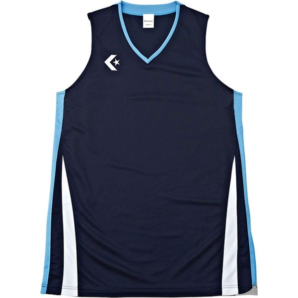 CONVERSE(コンバース) バスケットボール ウィメンズ ゲームシャツ CB381701 ネイビー/サックス(2922) M 1枚（直送品）