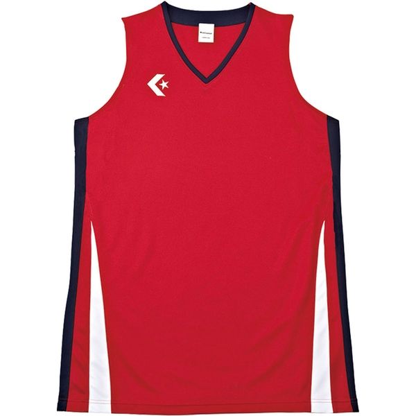 CONVERSE(コンバース) バスケットボール ウィメンズ ゲームシャツ CB381701 レッド/ネイビー(6429) SS 1枚（直送品）