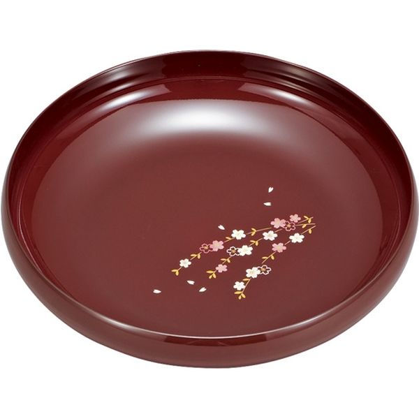 宮本産業 菓子鉢 溜 花さくら 漆器 器 食器 日本製 295963 1個