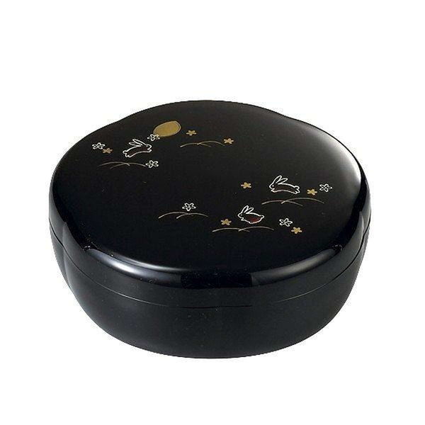 宮本産業 菓子器 夢うさぎ 梅型 蓋付き 漆器 器 食器 日本製 宮本産業 菓子器 夢うさぎ 梅型 蓋付き 漆器 器 食器 日本製