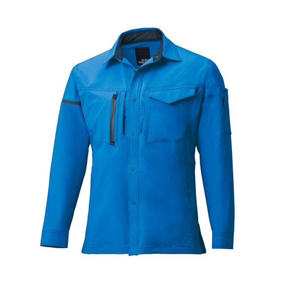 クロダルマ 長袖シャツ ブルー M 25674-10-M 1枚（直送品）