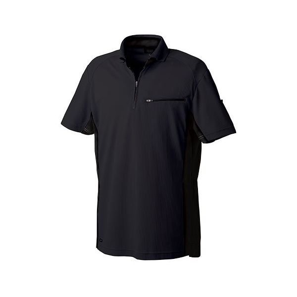 タカヤ商事 レディース半袖ポロシャツ ブラック S TW-A152-9-S 1枚（直送品）