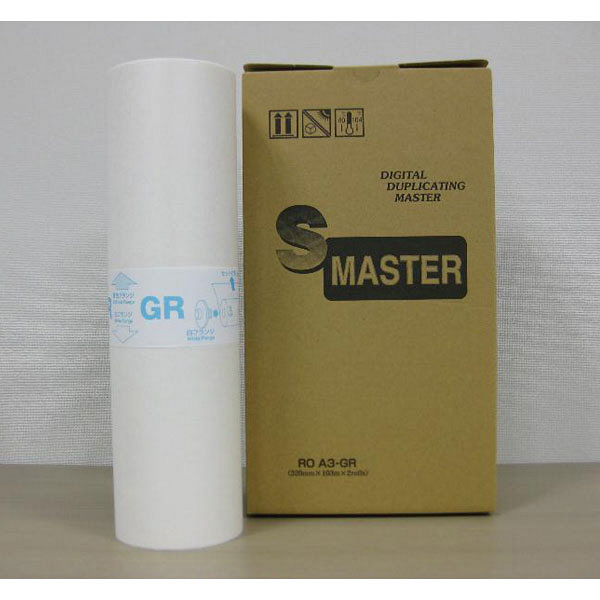 軽印刷機用マスター（リソー用　マスター）　GR76W（汎用品）　1箱（2本入）　（直送品）