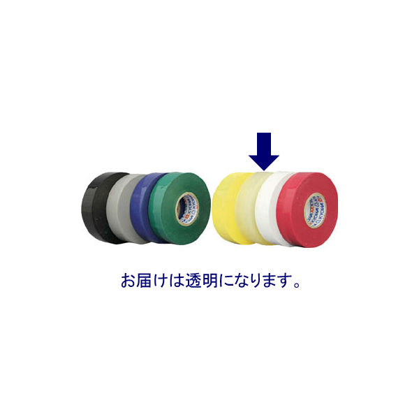 共和 パイロン ビニルテープ 19mm×10m 透明 10巻入り HF-110-A 1セット
