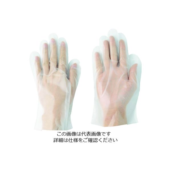 川西工業 川西 ポリエチレン手袋 内エンボス Lサイズ (100枚入) 2013-L 1セット(700枚:100枚×7箱) 366-4465（直送品）