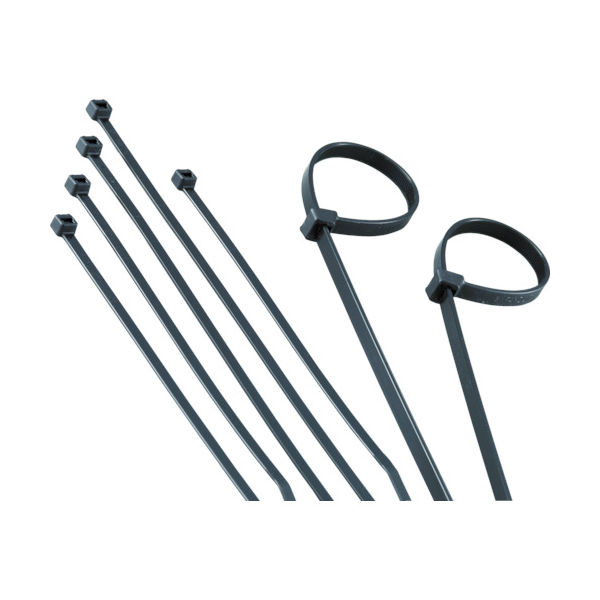 TRUSCO ナイロン結束バンド耐候性タイプ幅4.8mm長さ188mm 100本 TRJ200B 1セット(300本:100本×3袋)（直送品）