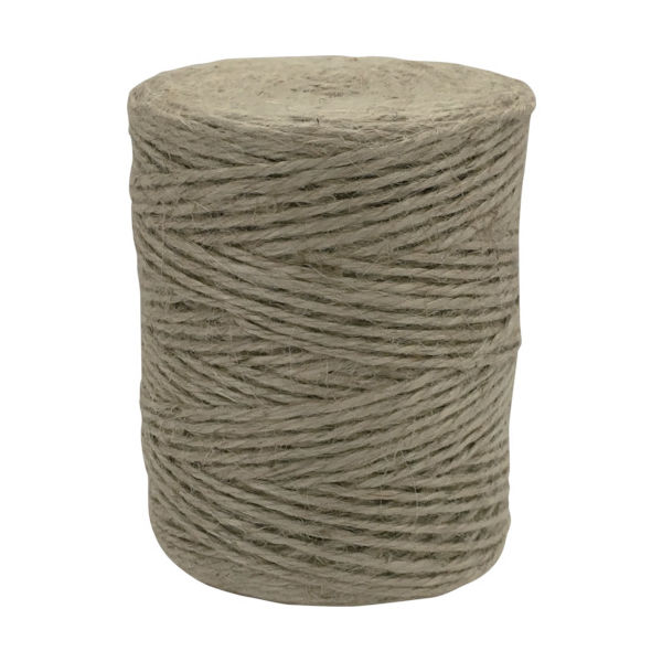 ユタカメイク 荷造り紐 ジュート麻 14番 3本撚110m 200g M-127 1セット(4巻) 367-5891（直送品）