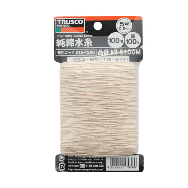 トラスコ中山 TRUSCO 純綿水糸 MI