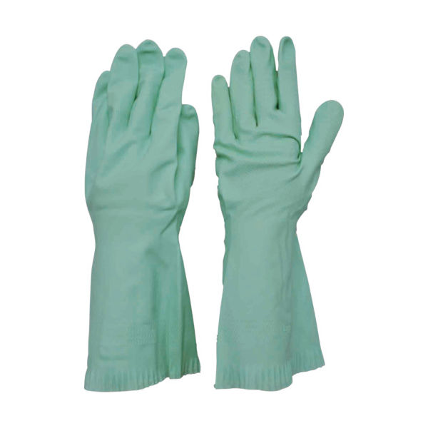 ダンロップホームプロダクツ ダンロップ 天然ゴム中厚手 裏毛付 L グリーン 6336 1セット(6双) 439-7029（直送品）