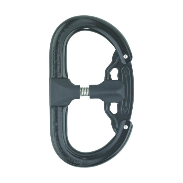 AUSTRIALPIN ALPIN カラビナ 50ー50 オートロック 線径13.5 黒 KX55Z 1個 766-9747（直送品）