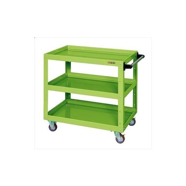 (直送品)サカエ SAKAE ニューCSスペシャルワゴン深型タイプ 600×400×880 アイボリー CSSA-608UCI ポイント5倍直送品 サカエ ニューCSスペシャルワゴン CSSA-757