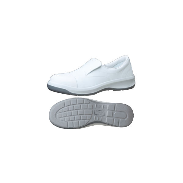 JIS規格 静電安全靴 クリーンルーム用 スニーカータイプ GCR1200 フルCAP 静電 24.0cm ホワイト 1204056807 1足（直送品）