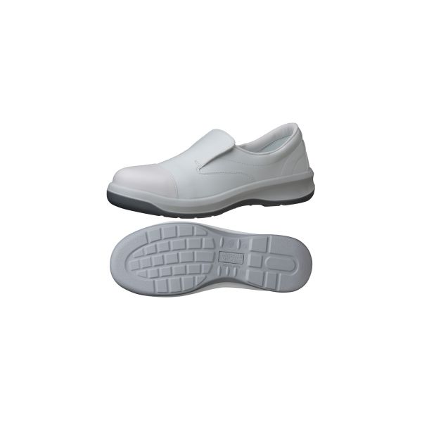 JIS規格 静電安全靴 クリーンルーム用 スニーカータイプ GCR1200 フルCAP 静電 小 23.0cm ホワイト 1204153305 1足（直送品）