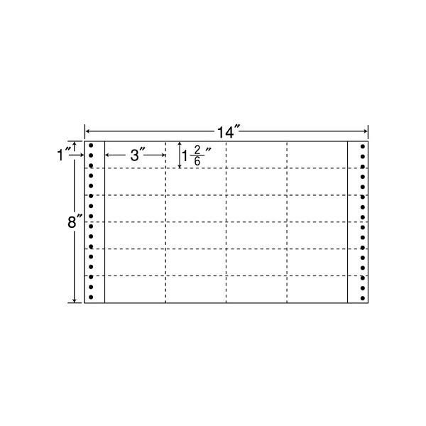 東洋印刷 ナナフォーム タックフォームラベル 白 24面 1箱 MT14A（直送品）