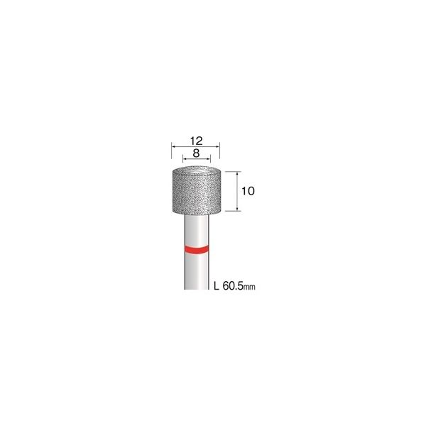 ミニター 電着CBNバー #100 φ12 AD6120 1個（直送品）