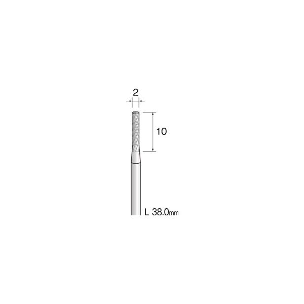 ミニター 超硬カッター クロスカット φ2 BC2033 1本(1個)（直送品）