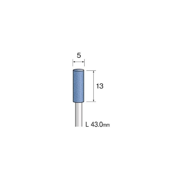 ミニター SPH砥石 #80 φ5 CA3293 1袋(10本)（直送品）