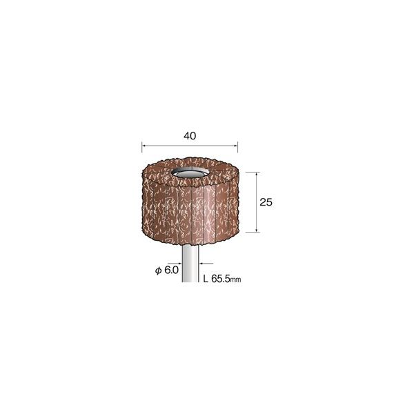 ミニター クッションサンダー 放射 #240 φ40 EA5302 1個（直送品）