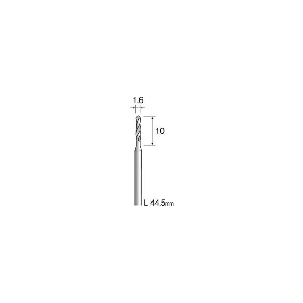 ミニター スチールトドリル φ1.6 KA1012 1袋(10個)（直送品）