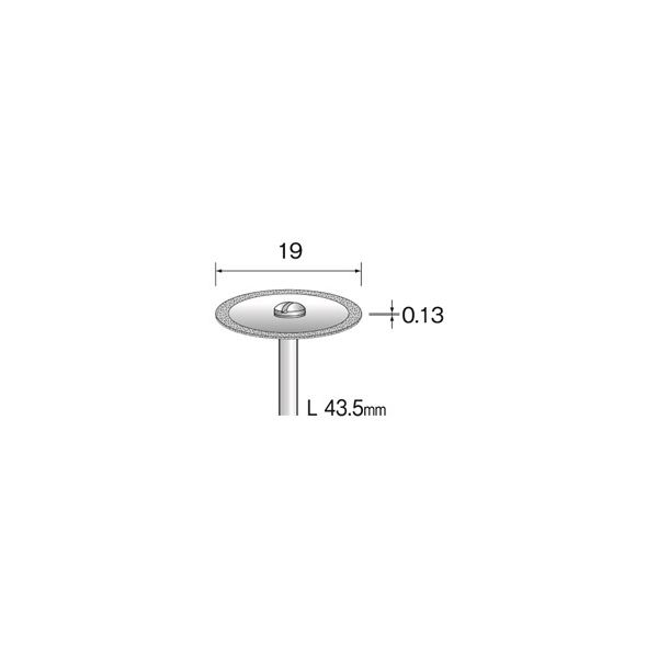 ミニター 電着ダイヤモンドカッティングディスク φ19 MC1114 1個（直送