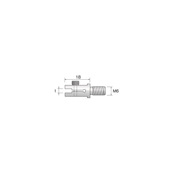 ミニター ホルダー t=3mm SA8153 1袋(2個)（直送品）