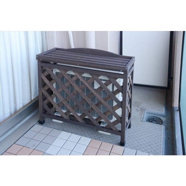 ガーデニング用品 YAMAZEN Gardenmaster エアコンカバー ダーク