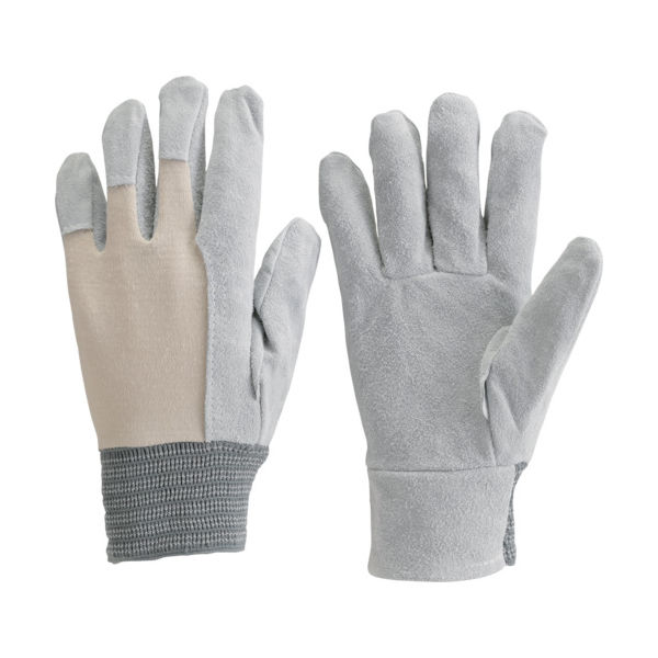 トラスコ中山 TRUSCO 袖口ゴムタック式革手袋 フリーサイズ JK-126 1セット(10双) 123-5389（直送品）