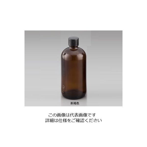 アズワン セーフティボトル 茶褐色・遮光タイプ 450mL Q111A0-024C 1セット(4本) 2-4961-02（直送品）