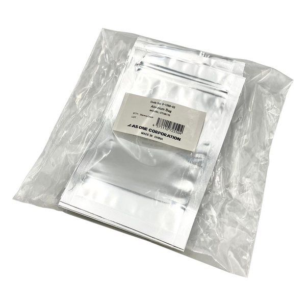 自立式チャック付きアルミ袋 幅:110×チャック下:154mm 底幅33mm 1袋(25枚入) CTAB170（直送品）