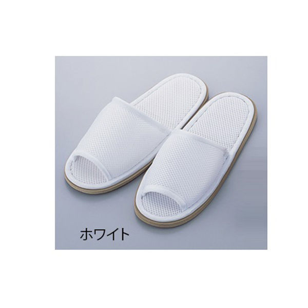 アズワン メッシュスリッパ(ウォッシャブル)ホワイト 0-8753-01 1セット(3足)（直送品）