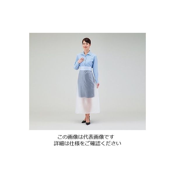 アズワン ビニール前掛 腰前掛 1枚入 6-979-02 1セット(4枚)（直送品）