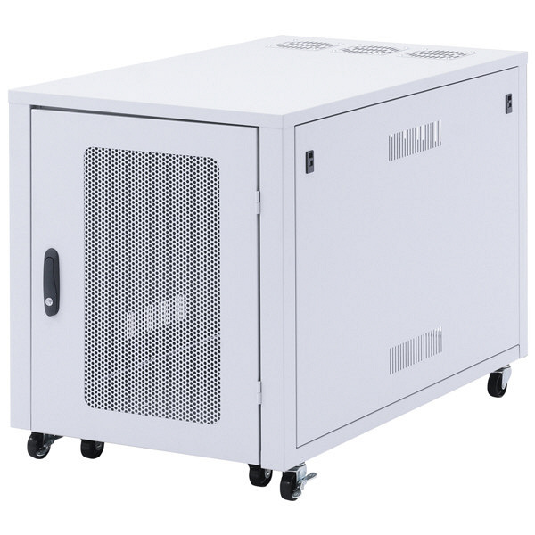 【在庫限り】【処分品】サンワサプライ　置き型用サーバーラック（幅570×奥行850×高さ700mm）　（直送品）