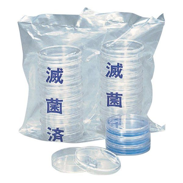 アズワン スチロールシャーレー φ52×10mm 10枚×1袋 2-127-01 1セット(100枚:10枚×10袋)（直送品）