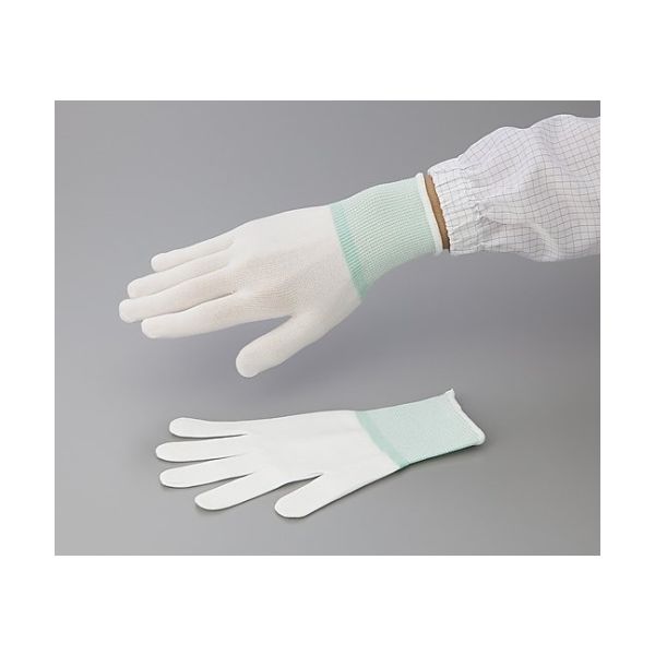 アズワン アズピュア インナー手袋 オーバーロック L 10双入 2-2143-02 1セット(50双:10双×5袋)（直送品）