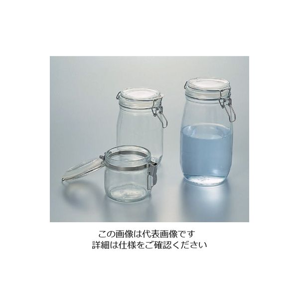 アズワン 保存密閉容器(キーパー) 1.0L 5-139-02 1セット(5本)（直送品）