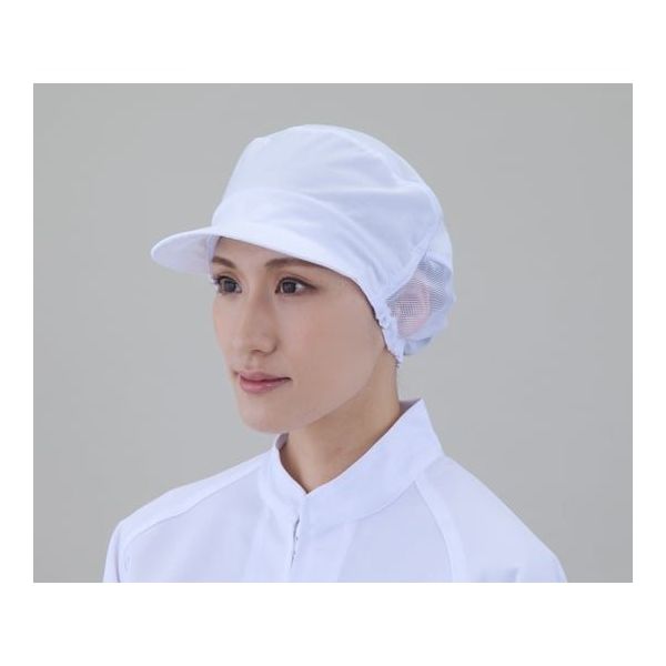 アズワン 衛生帽子女性用 丸天後メッシュ 2-5859-05 1セット(5枚:1枚×5袋)（直送品）