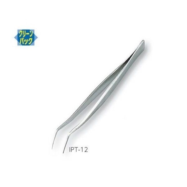 アズワン 標準型ピンセット 平 ステンレス IPT-12 1セット(5本) 7-164-08（直送品）