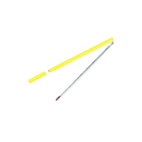 アズワン 温度計(フッ素樹脂コート) 0~100°C アルコール 7-257-02 1セット(5本)（直送品）