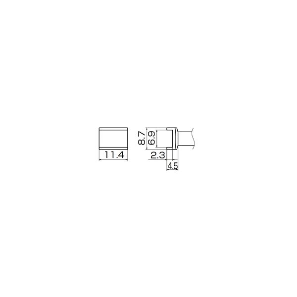 白光 T12ー1006 こて先/SOP6.9X11.4 T12-1006 1本(1個)（直送品）