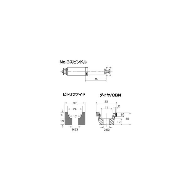 ＵＨＴ　ＧＵー1　ＣＢＮ　φ32＃200　　4332　1個　　（直送品）