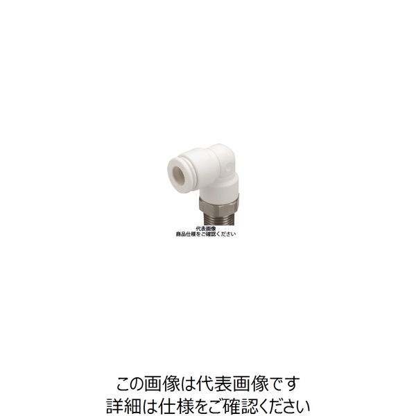 千代田通商 タッチコネクターファイブ SUS メイルエルボ FS12ー02MLW FS12-02MLW 1セット(10個)（直送品）